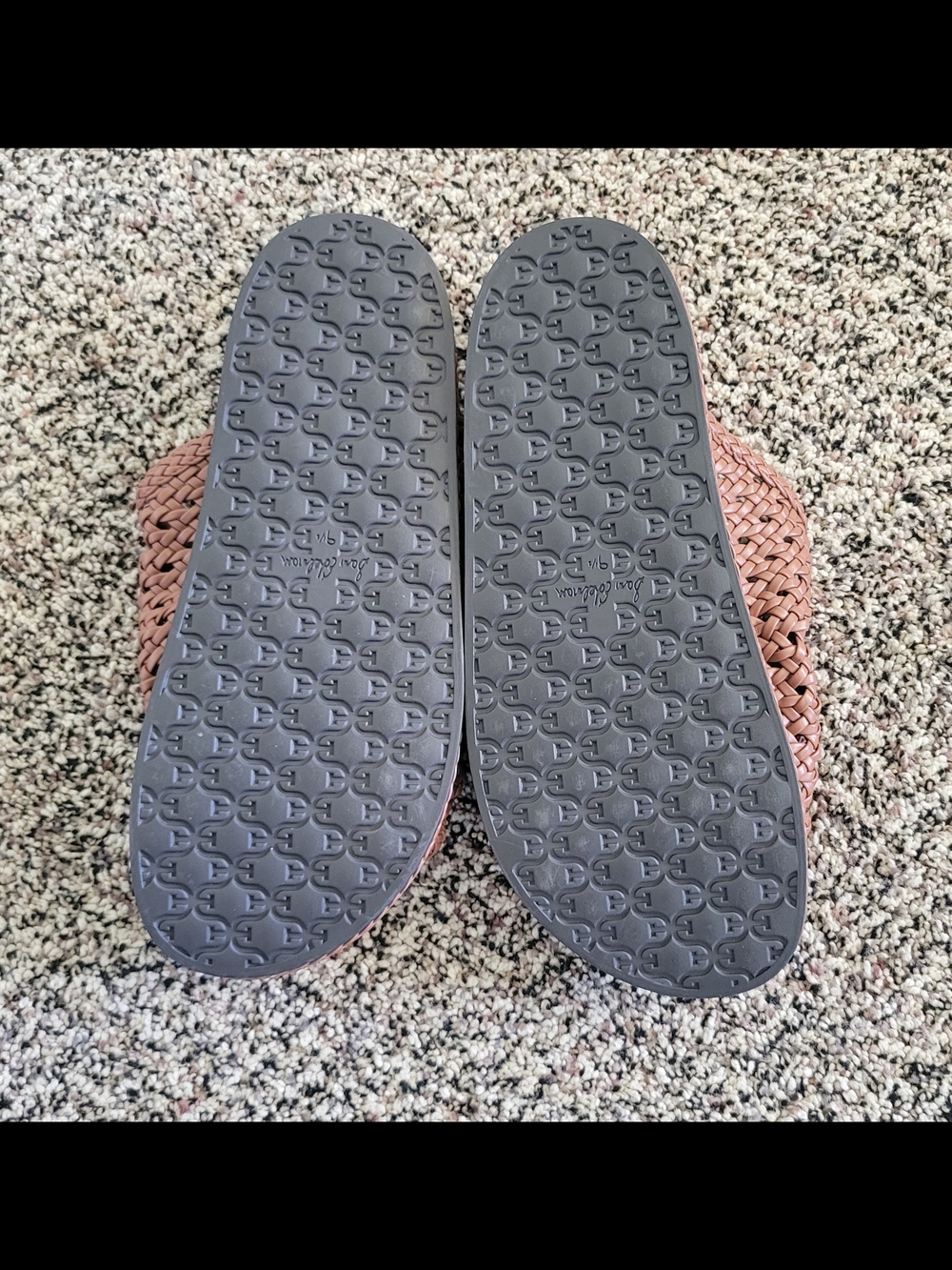 Sam Edelman Women’s Woven Buckle Slide Sandals in Brown - Picture 3 of 4
